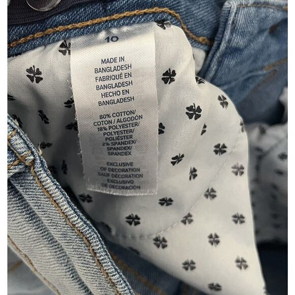 Lucky Brand | Zoe Skinny Jeans Girls Size 10 Light Wash Distressed - Picture 8 of 8